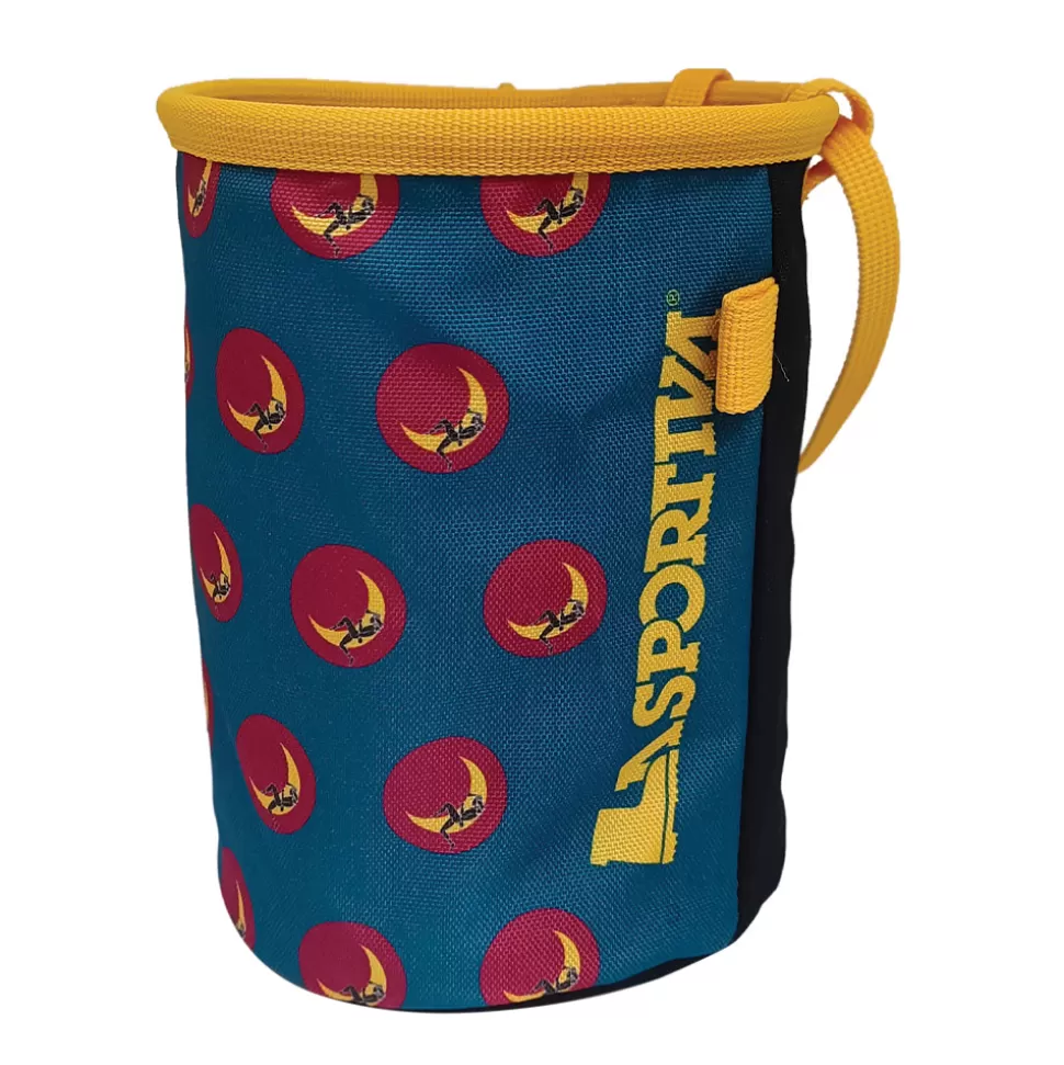 Accessories | Accessories^La Sportiva CLIMBING ON THE MOON CHALK BAG Carbon/Giallo