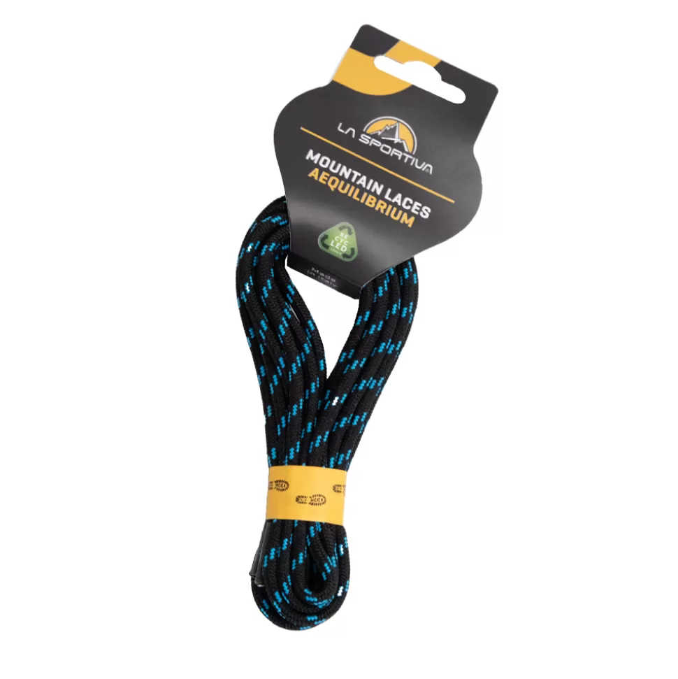Accessories^La Sportiva MOUNTAIN AEQUILIBRIUM LACES Black/Malibu Blue