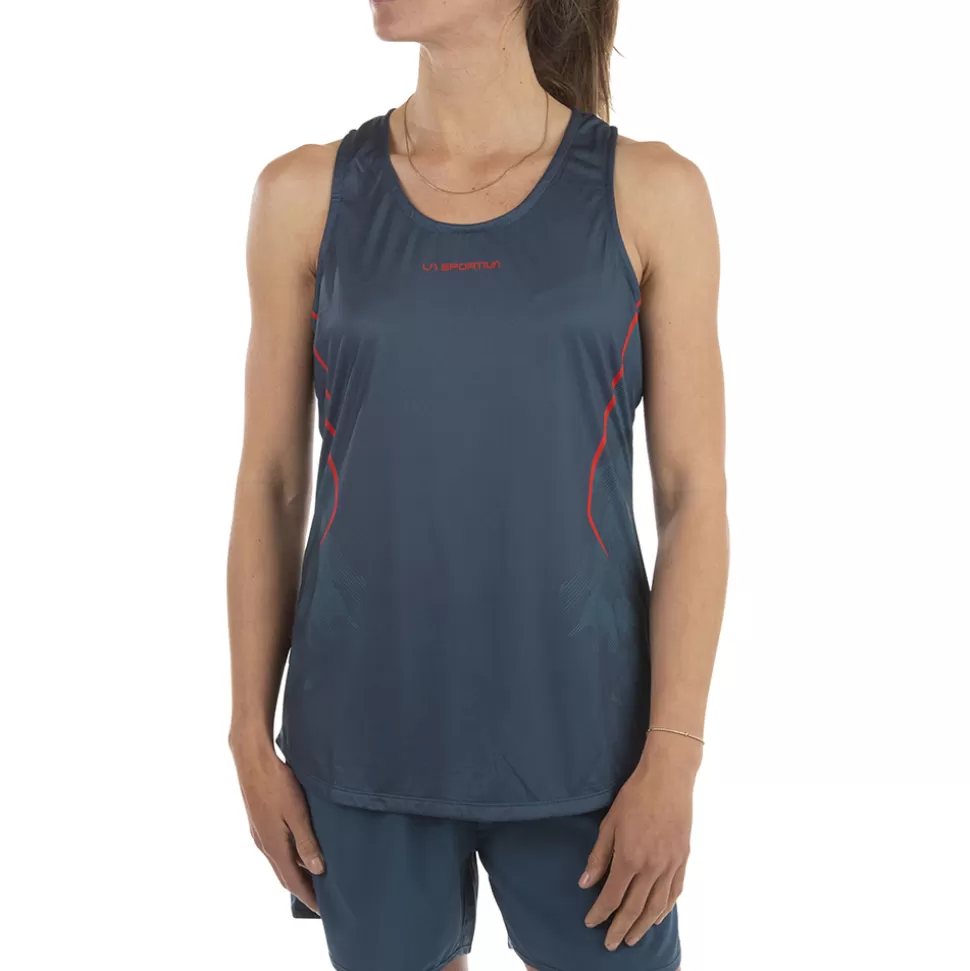 Sale | Shirts^La Sportiva PACER TANK W Storm Blue/Lagoon