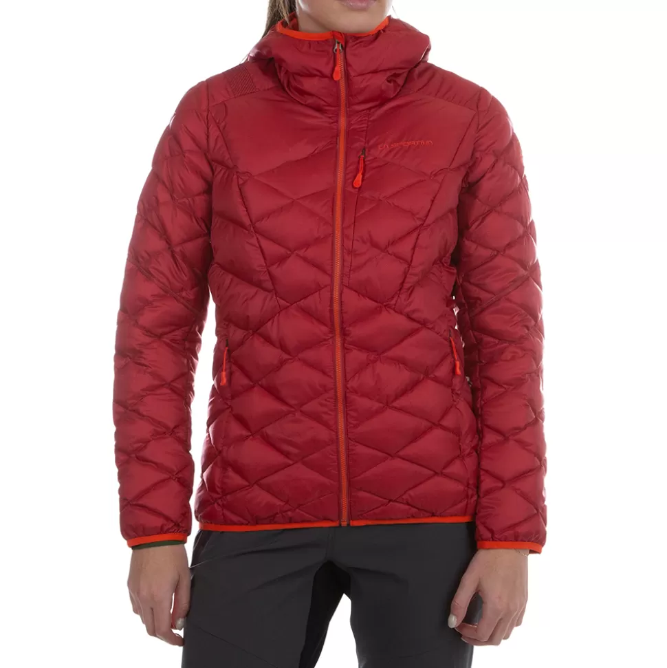 Jackets | Sale^La Sportiva PINNACLE DOWN JKT W Velvet/Cherry Tomato