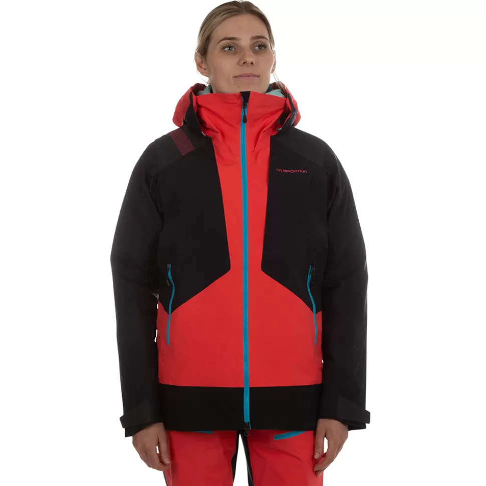 Jackets | Sale^La Sportiva SUPERCOULOIR GTX PRO JKT W Cherry Tomato/Storm Blue