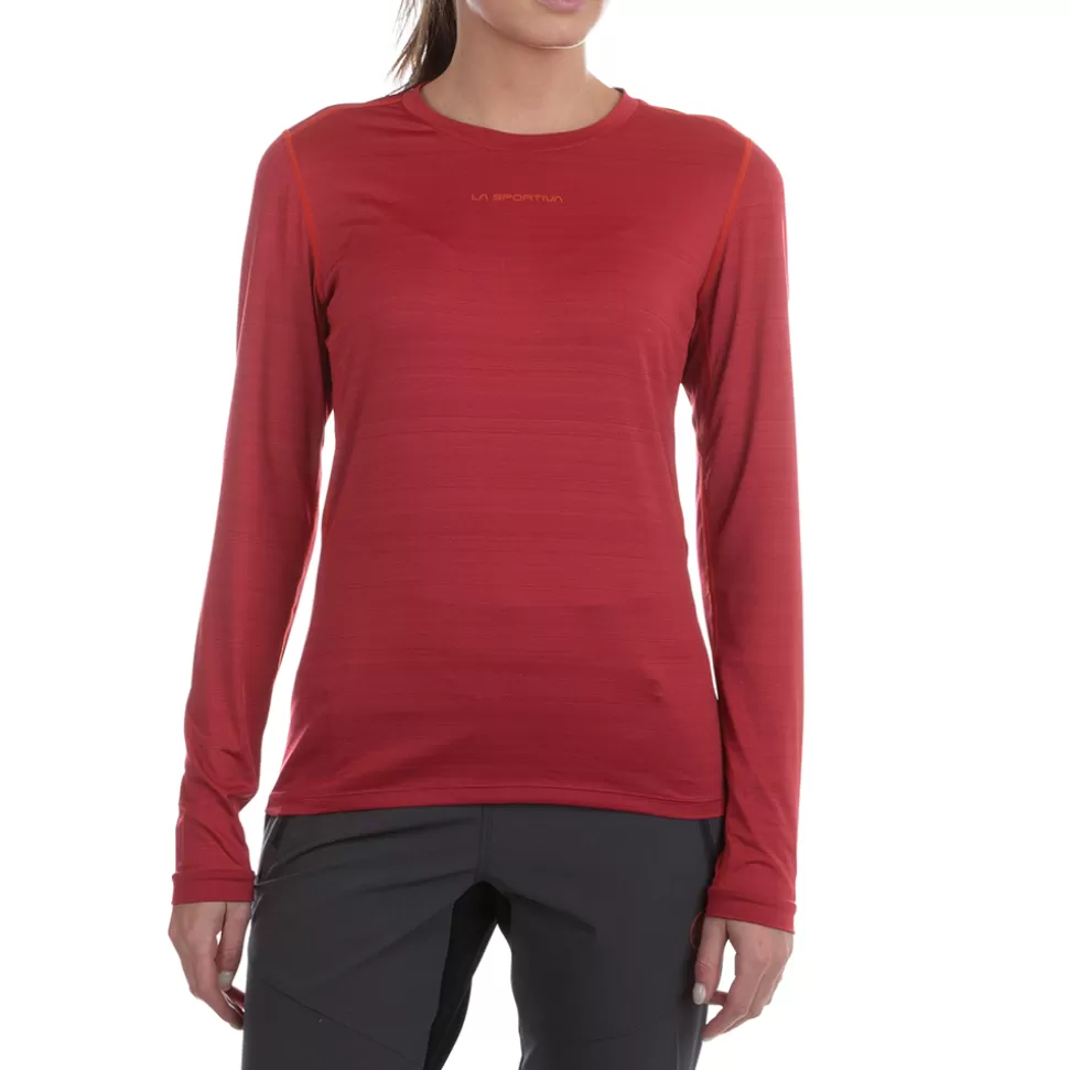 Sale | Shirts^La Sportiva TOUR LONG SLEEVE W Carbon/Cherry Tomato